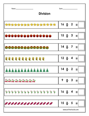 Division Practice Worksheet