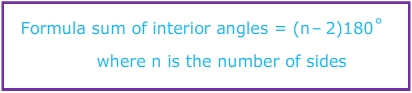 The Sum Of The Interior Angles In A Polygon