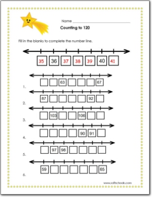 Counting Sequence Worksheet