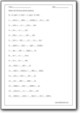 Middle school chemistry worksheet