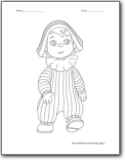 Looby Loo Rag Doll Andy Pandy Coloring Pages