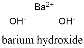 barium hydroxide commonly occurrence