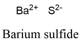 barium sulfide occurrence