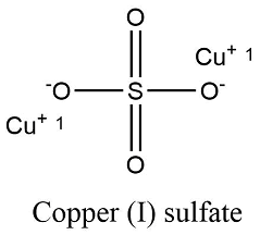 Copper I Sulfate Formula