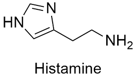 Гистамин структурная формула. Гистамин химическая формула. Гистидин и гистамин формулы. Гистамин молекула.