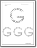 Letter G Worksheets Alphabet G Sound Handwriting Worksheets For Preschool And Kindergarten