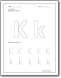 Letter K Worksheets : Teaching the letter K and the /k/ sound - Letter ...