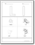 Letter L Worksheets : Teaching the letter L and the /l/ sound - Letter