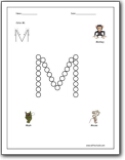 Letter M Worksheets Teaching The Letter M And The M Sound Letter M Worksheets For Preschool And Kindergarten