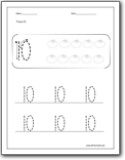 Number 10 Worksheets : Number 10 worksheets for preschool and kindergarten