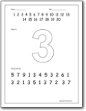 Number 3 Worksheets Number 3 Worksheets For Preschool And Kindergarten