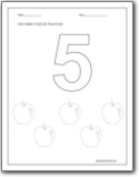 Number 5 Worksheets Number 5 Worksheets For Preschool And Kindergarten