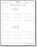 position_of_specific_entry_matrices_worksheet