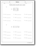 position_of_specific_entry_matrices_worksheet_1