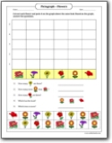 flowers_cut_and_paste_pictograph_worksheet