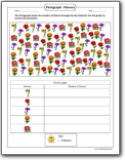 flowers_pictograph_using_smilies_worksheet