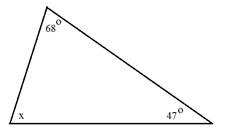 Missing Angles In Triangles