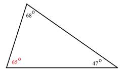 Missing Angles In Triangles