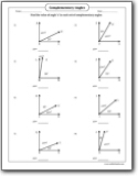 complementary_angles_find_the_value_worksheet_1