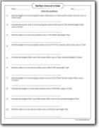 find_the_surface_area_of_a_cone_word_problems_worksheet_2