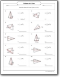 find_the_volume_of_a_cone_worksheet