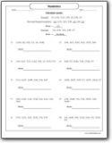 Probability and Statistics Worksheets