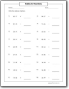 Ratios Worksheets