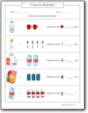 capacity worksheets grade 2