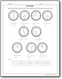 Math Is Fun Half Hour Clock Riddle Worksheet